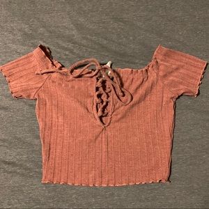 Off shoulder babe top